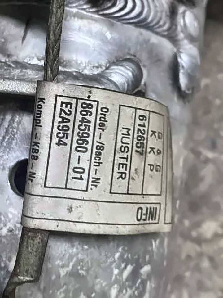 Провід на масу G30 на задньому підрамнику, 12428645960