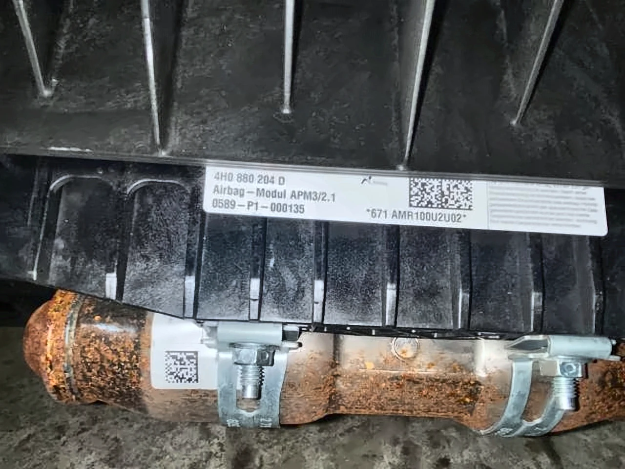 Панель приладів торпеди Head-up Audi a8 d4 з подушкою безпеки, 4H1857001J