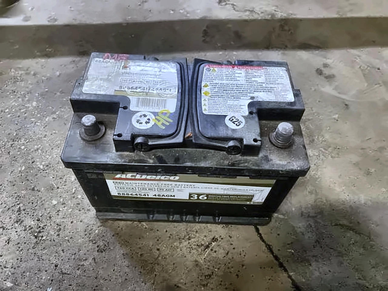 Працююча Акумуляторна батарея, EP Battery 70AH АКБ 61215A40E19, 88864541